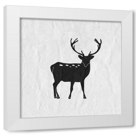 Animal Print 1 White Modern Wood Framed Art Print by Allen, Kimberly