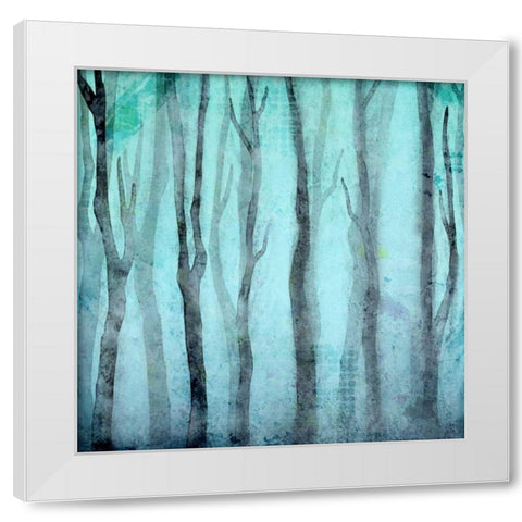 In the Trees White Modern Wood Framed Art Print by Allen, Kimberly