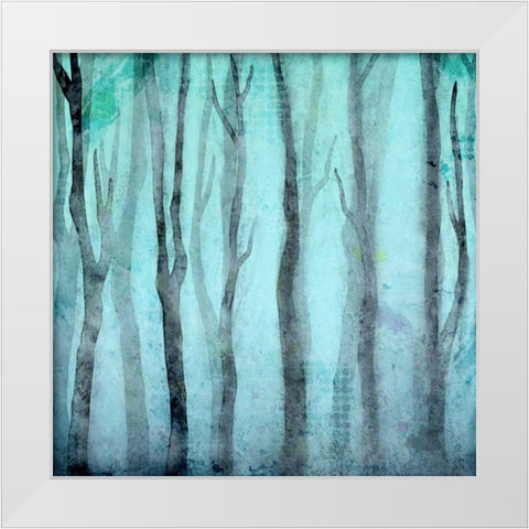 In the Trees White Modern Wood Framed Art Print by Allen, Kimberly