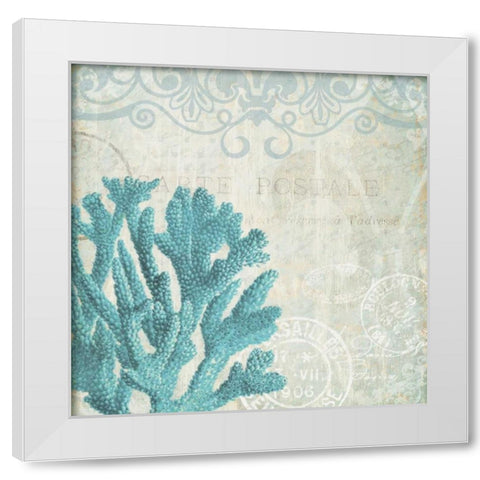 Under the Sea 1 White Modern Wood Framed Art Print by Allen, Kimberly