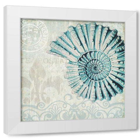 Under the Sea 2 White Modern Wood Framed Art Print by Allen, Kimberly
