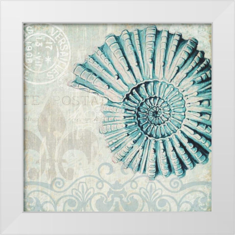 Under the Sea 2 White Modern Wood Framed Art Print by Allen, Kimberly