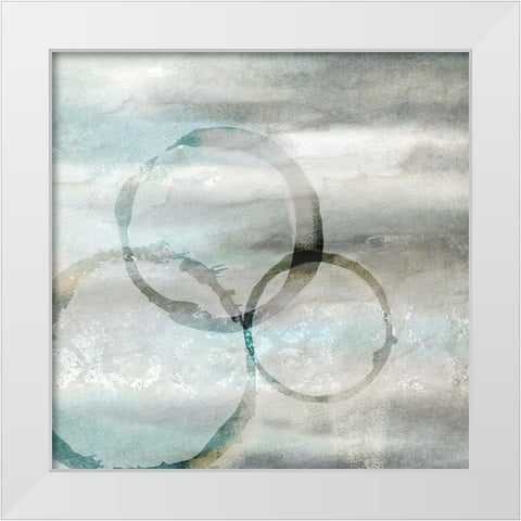 Rotate White Modern Wood Framed Art Print by Kimberly, Allen