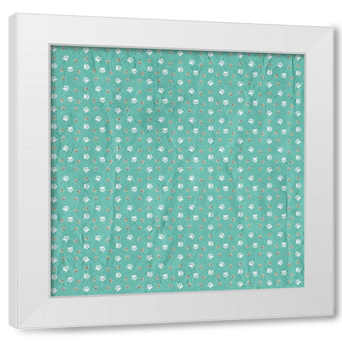 Ruff Ruff Pattern 2 White Modern Wood Framed Art Print by Kimberly, Allen