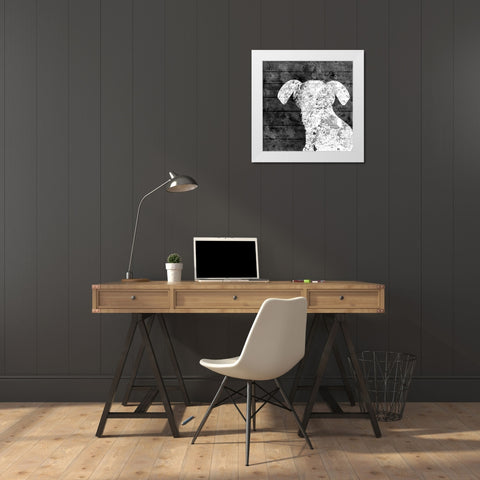White Out 1 White Modern Wood Framed Art Print by Kimberly, Allen