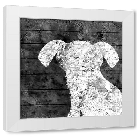 White Out 1 White Modern Wood Framed Art Print by Kimberly, Allen