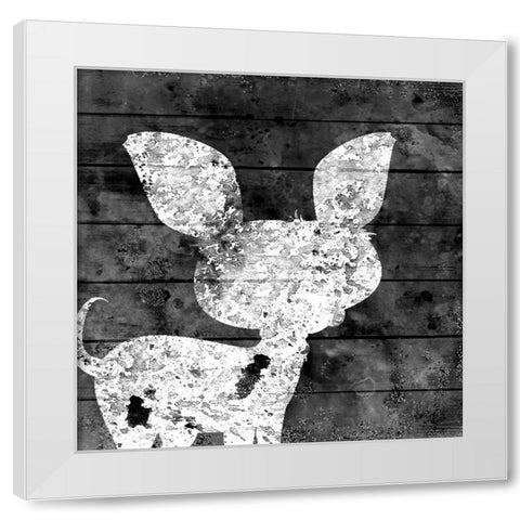 White Out 2 White Modern Wood Framed Art Print by Kimberly, Allen