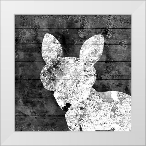 White Out 3 White Modern Wood Framed Art Print by Kimberly, Allen