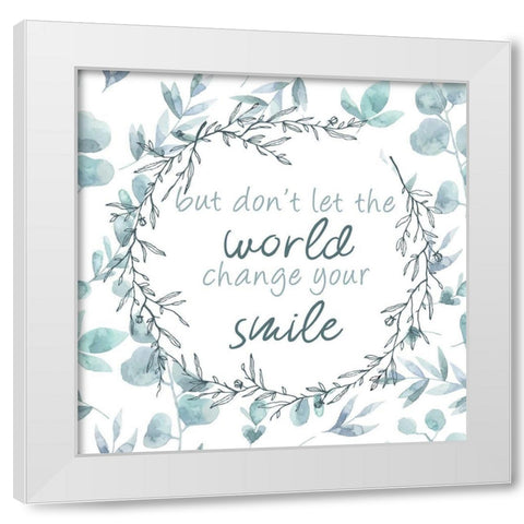 Change 2 White Modern Wood Framed Art Print by Kimberly, Allen