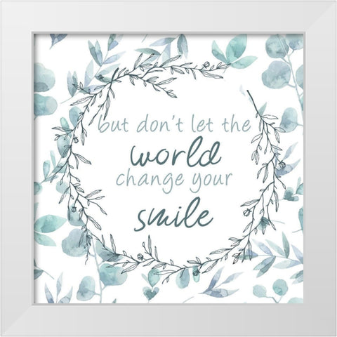 Change 2 White Modern Wood Framed Art Print by Kimberly, Allen