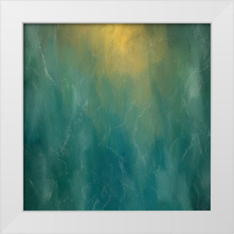 Rivers White Modern Wood Framed Art Print by Allen, Kimberly