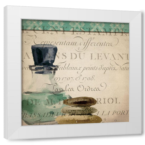 Spa Day 1 White Modern Wood Framed Art Print by Kimberly, Allen