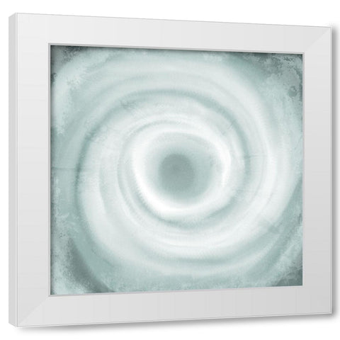 In the Eye White Modern Wood Framed Art Print by Allen, Kimberly