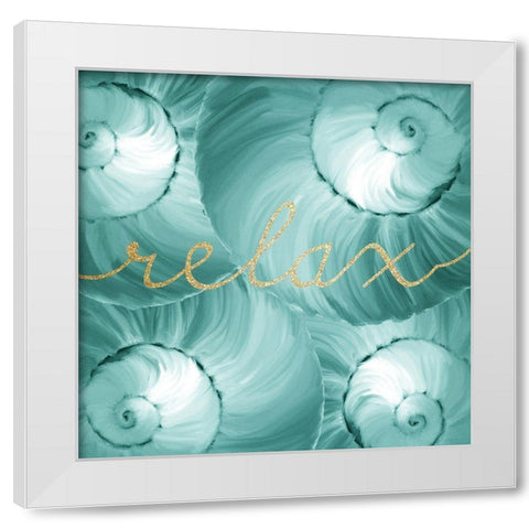 Refresh Spa 1 White Modern Wood Framed Art Print by Kimberly, Allen