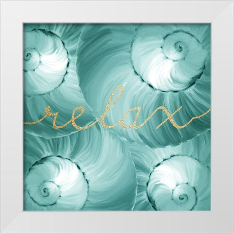 Refresh Spa 1 White Modern Wood Framed Art Print by Kimberly, Allen