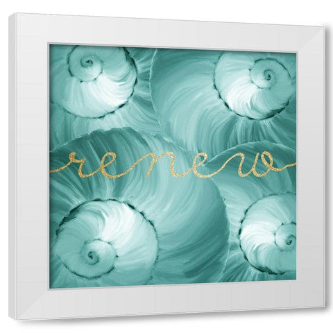 Refresh Spa 2 White Modern Wood Framed Art Print by Kimberly, Allen