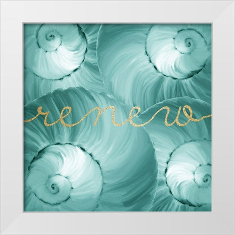 Refresh Spa 2 White Modern Wood Framed Art Print by Kimberly, Allen