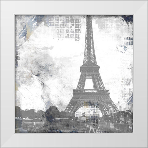 Places to Go 1 White Modern Wood Framed Art Print by Kimberly, Allen