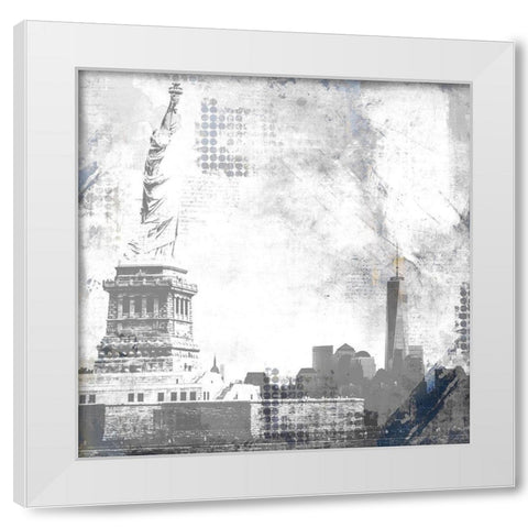 Places to Go 2 White Modern Wood Framed Art Print by Kimberly, Allen