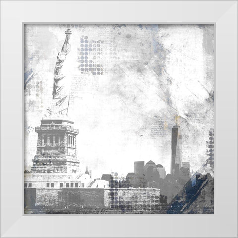 Places to Go 2 White Modern Wood Framed Art Print by Kimberly, Allen