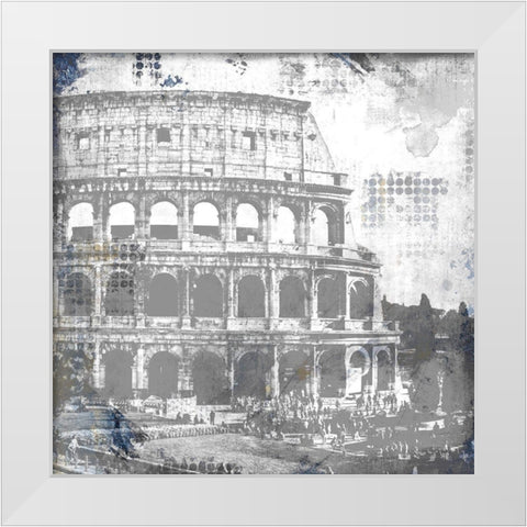 Places to Go 3 White Modern Wood Framed Art Print by Kimberly, Allen