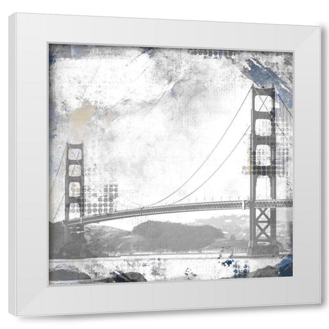 Places to Go 4 White Modern Wood Framed Art Print by Kimberly, Allen