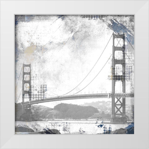 Places to Go 4 White Modern Wood Framed Art Print by Kimberly, Allen