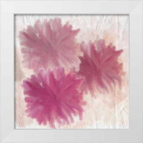 Pom Pom 1 White Modern Wood Framed Art Print by Kimberly, Allen