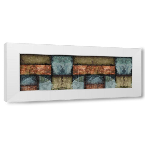 Circle White Modern Wood Framed Art Print by Emery, Kristin
