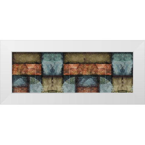 Circle White Modern Wood Framed Art Print by Emery, Kristin