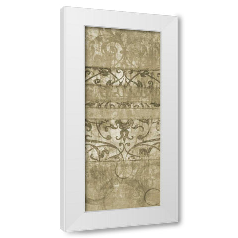 One Tone I White Modern Wood Framed Art Print by Emery, Kristin