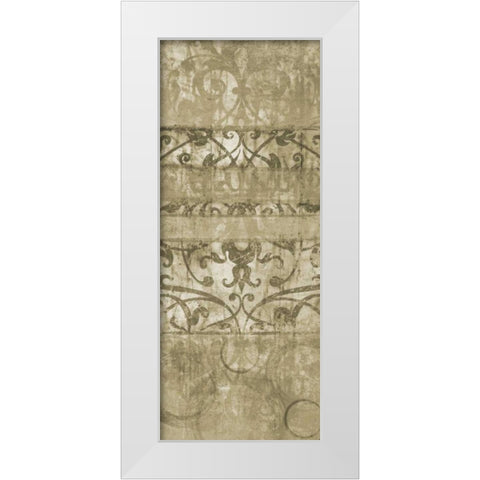 One Tone I White Modern Wood Framed Art Print by Emery, Kristin