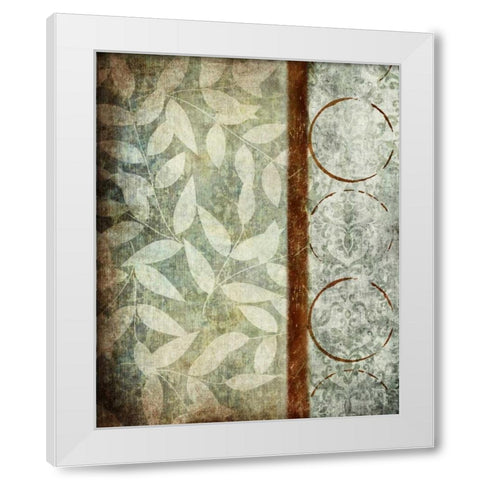 Autumn Spice White Modern Wood Framed Art Print by Emery, Kristin