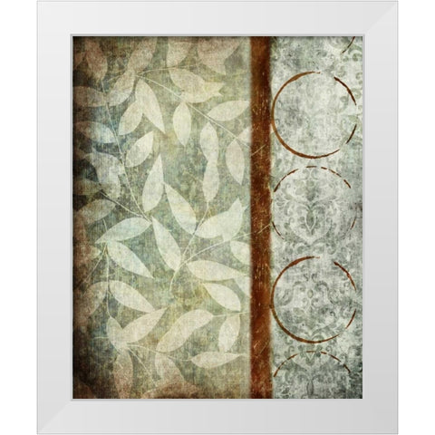 Autumn Spice White Modern Wood Framed Art Print by Emery, Kristin