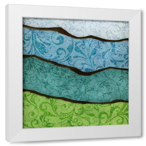 River I White Modern Wood Framed Art Print by Emery, Kristin