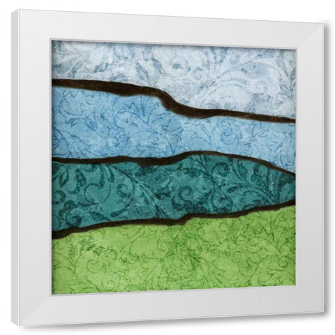 River II White Modern Wood Framed Art Print by Emery, Kristin