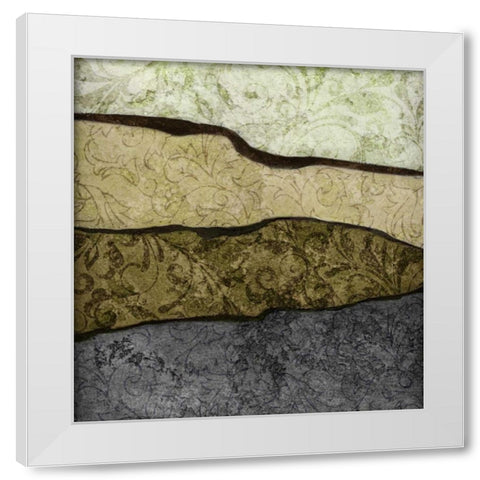 River Earth Cool II White Modern Wood Framed Art Print by Emery, Kristin