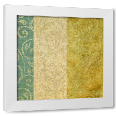 Victorian Vines I White Modern Wood Framed Art Print by Emery, Kristin