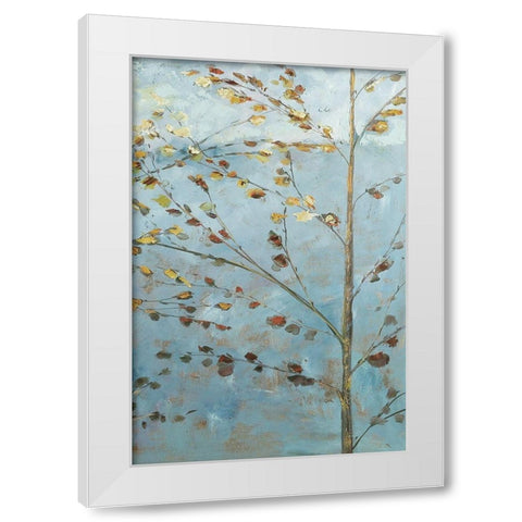 Whispering Aspen 2 White Modern Wood Framed Art Print by Kruk
