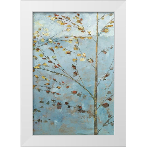 Whispering Aspen 2 White Modern Wood Framed Art Print by Kruk