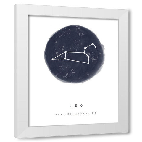 Leo White Modern Wood Framed Art Print by Straatsma, Leah