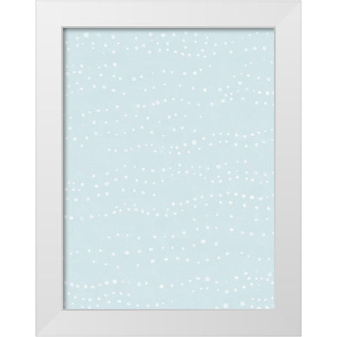Sunshine on the Sea White Modern Wood Framed Art Print by Straatsma, Leah
