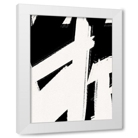 Climbing the Walls White Modern Wood Framed Art Print by Straatsma, Leah