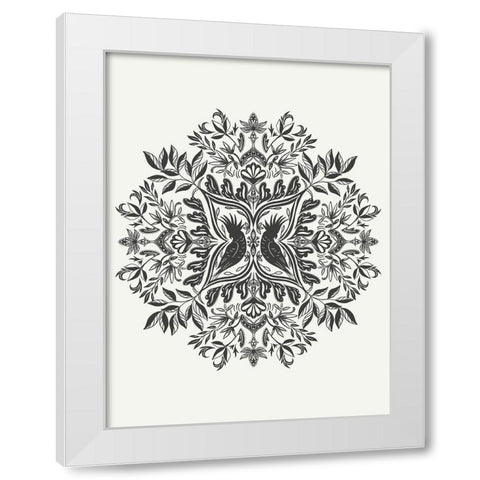 Fancy Toucans White Modern Wood Framed Art Print by Straatsma, Leah