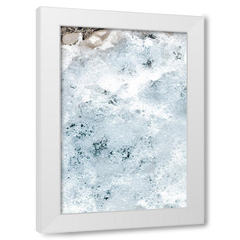 Rocky Shore 2 White Modern Wood Framed Art Print by Straatsma, Leah