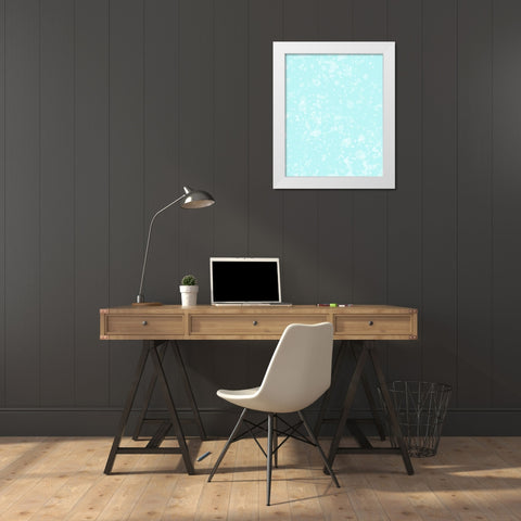 Whimsical Bubbles White Modern Wood Framed Art Print by Hogan, Melody