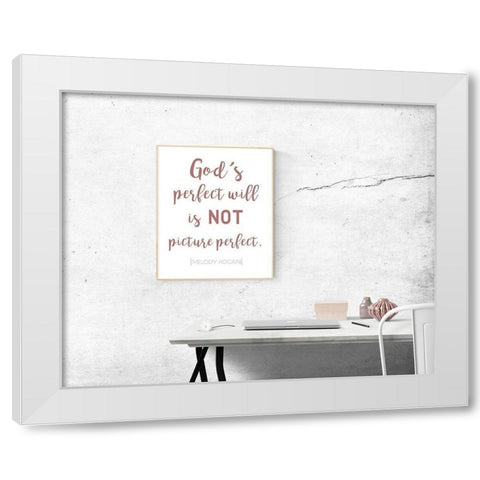 Picture Perfect White Modern Wood Framed Art Print by Hogan, Melody