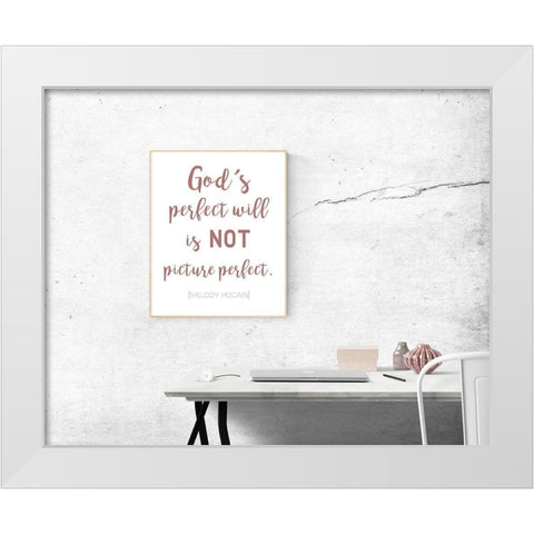 Picture Perfect White Modern Wood Framed Art Print by Hogan, Melody