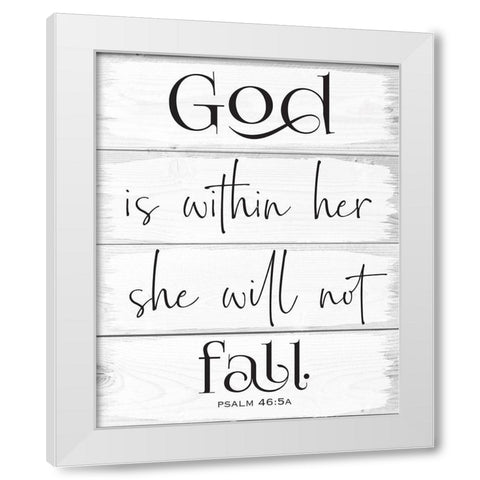 God Wood Panels 2 White Modern Wood Framed Art Print by Hogan, Melody