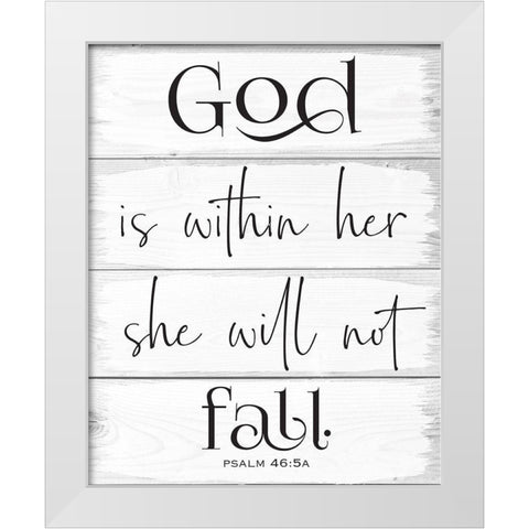 God Wood Panels 2 White Modern Wood Framed Art Print by Hogan, Melody
